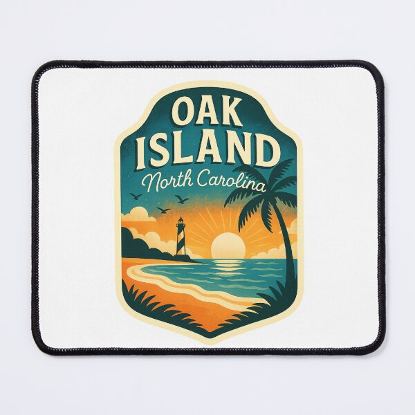 Item preview, Oak Island Lighthouse Coastline, North Carolina designed and sold by Aryabek.