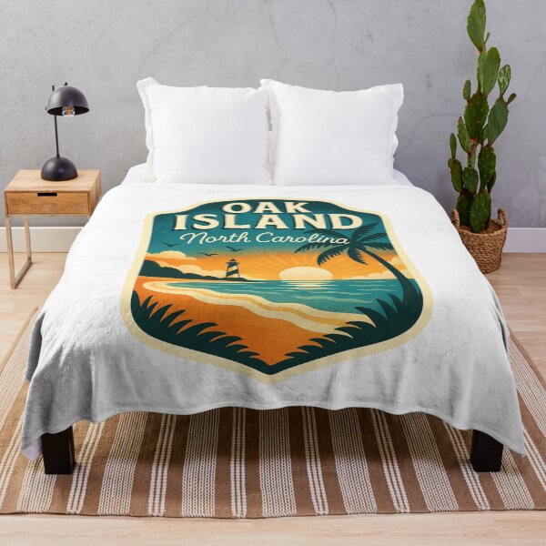 Item preview, Oak Island Lighthouse Coastline, North Carolina designed and sold by Aryabek.