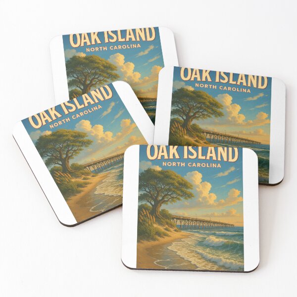 Item preview,  Oak Island Coastal Pier View, North Carolina designed and sold by Aryabek.