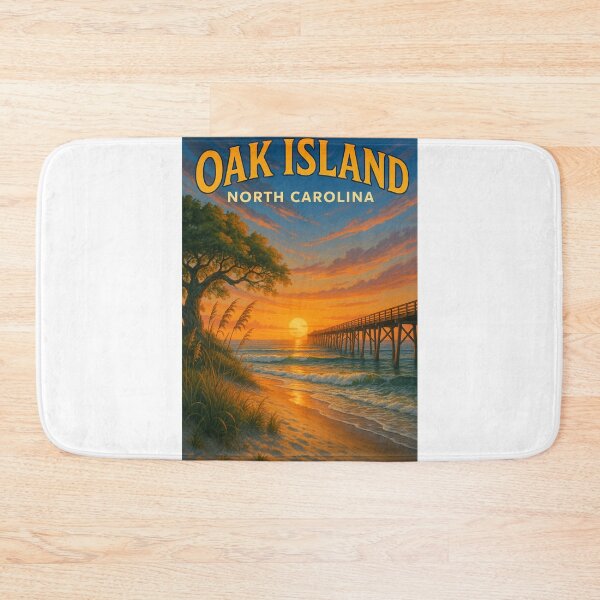 Item preview,  Oak Island Sunset Coastline, North Carolina Shore designed and sold by Aryabek.