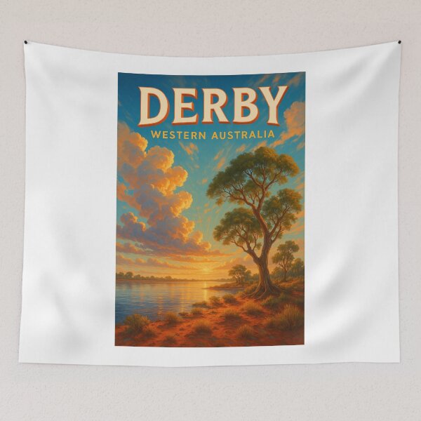 Item preview,  Derby Outback River Sunset, Western Australia designed and sold by Aryabek.