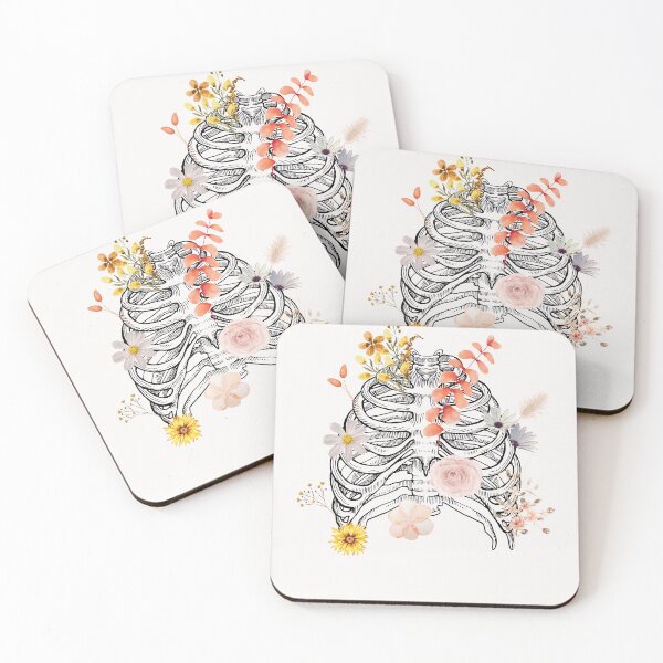 Item preview, Skeleton And Flowers Vintage Botanical Vintage Romantic designed and sold by MarcelooArt.