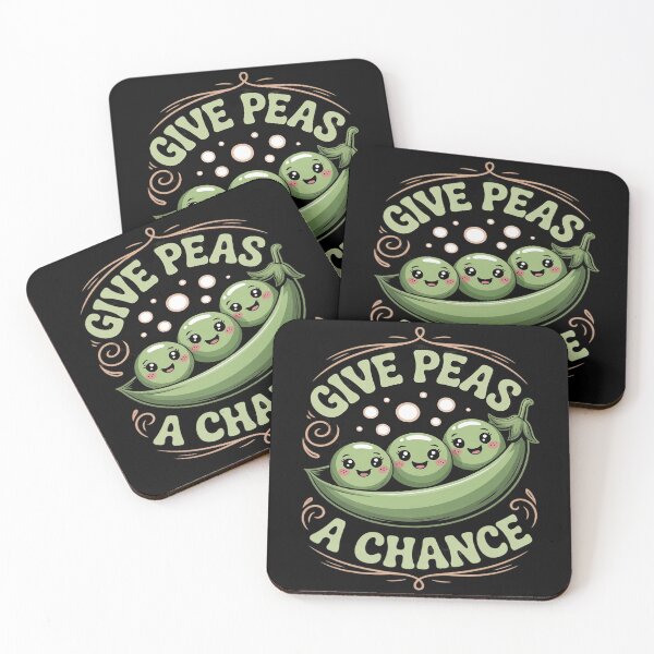 Item preview, Give Peas a Chance Pun designed and sold by KingsLife1994.