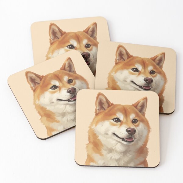Item preview, Cute Shiba Inu Dog Portrait designed and sold by 0606PM.
