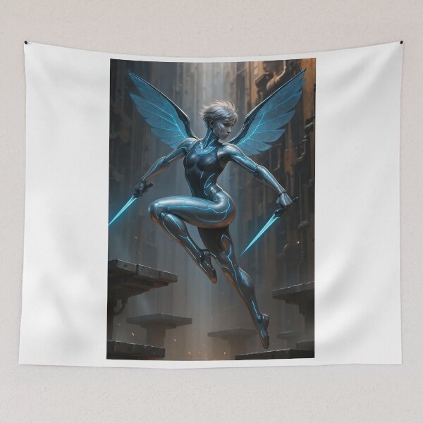 Item preview, Dual wilding metal angel   designed and sold by CathryneDelamort.