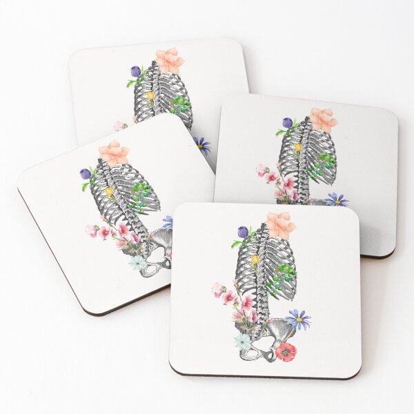 Item preview, Skeleton And Flowers Vintage Botanical Vintage Romantic designed and sold by MarcelooArt.