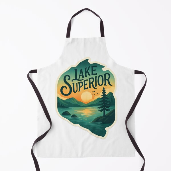 Item preview, Lake Superior Sunset Pine View, Northern Great Lakes designed and sold by Aryabek.