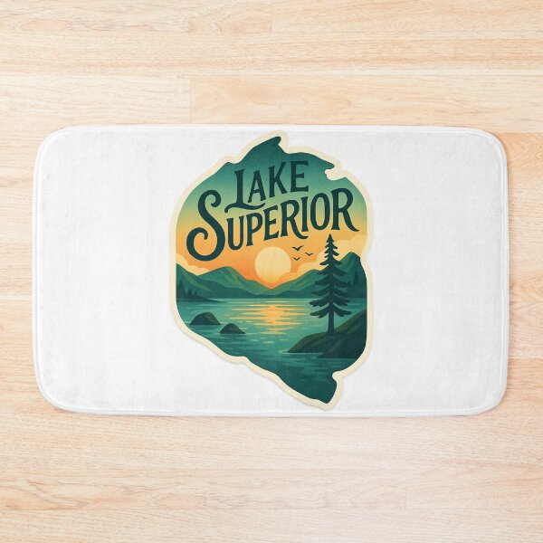 Item preview, Lake Superior Sunset Pine View, Northern Great Lakes designed and sold by Aryabek.