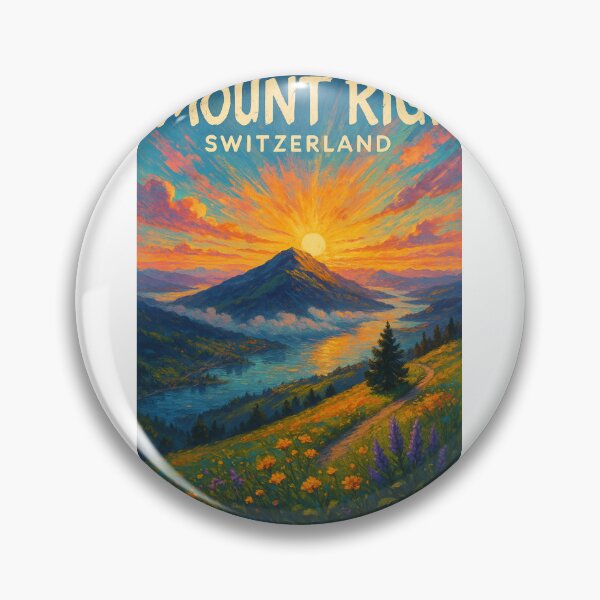 Item preview,  Mount Rigi Sunset, Lake Lucerne Switzerland Alpine View designed and sold by Aryabek.