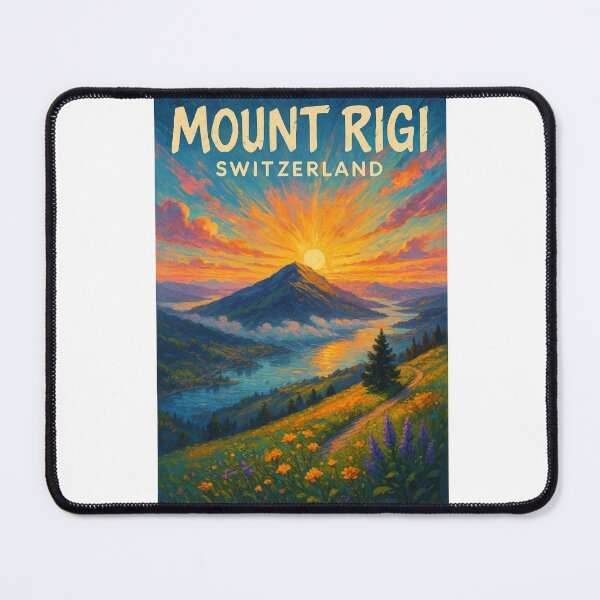 Item preview, Mount Rigi Sunset, Lake Lucerne Switzerland Alpine View designed and sold by Aryabek.