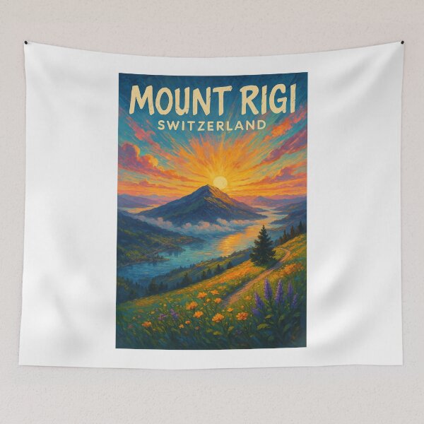 Item preview,  Mount Rigi Sunset, Lake Lucerne Switzerland Alpine View designed and sold by Aryabek.