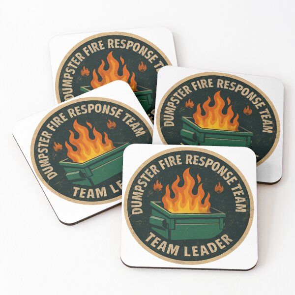 Item preview, Dumpster Fire Response Team Leader Absolute Trash Unit designed and sold by HumansStuck12.