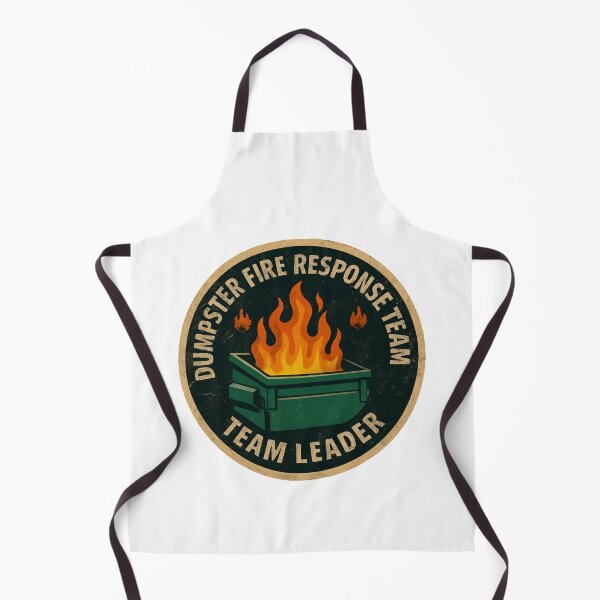 Item preview, Dumpster Fire Response Team Leader Absolute Trash Unit designed and sold by HumansStuck12.