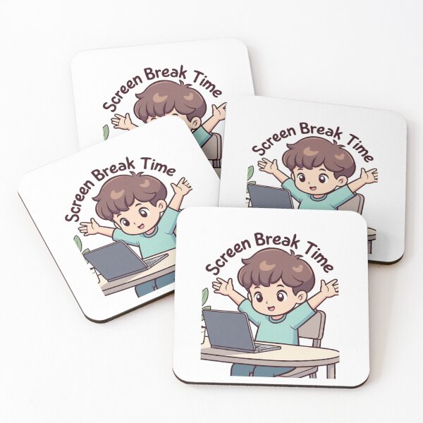 Item preview, Screen Break Time – Healthy Digital Pause Tee designed and sold by EcoArtTees.