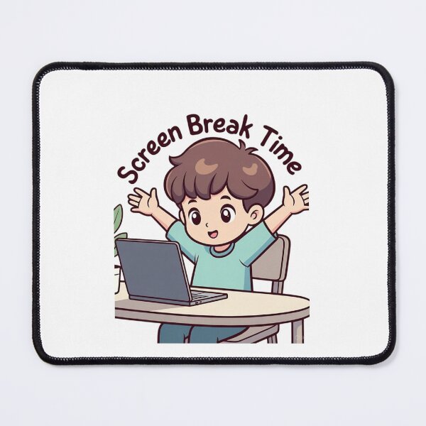 Item preview, Screen Break Time – Healthy Digital Pause Tee designed and sold by EcoArtTees.