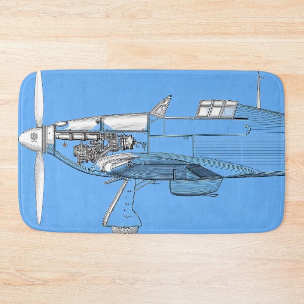 Item preview, Hawker Hurricane Design Illustration designed and sold by Skyframe Aviation.