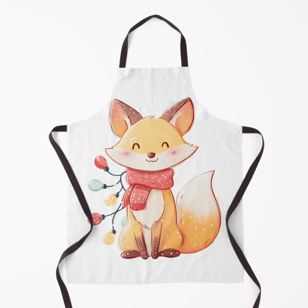 Item preview, Cute Christmas Fox designed and sold by NicolasGlowArt.