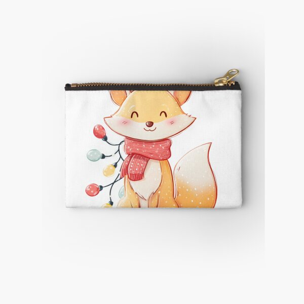 Item preview, Cute Christmas Fox designed and sold by NicolasGlowArt.