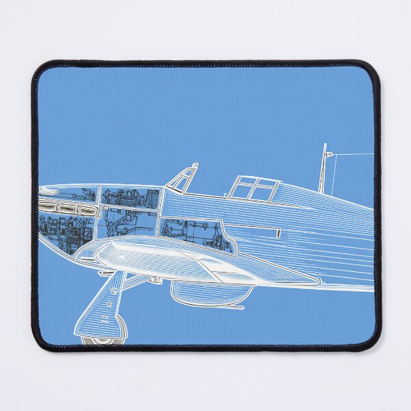 Item preview, British Hawker Hurricane Blueprint Art designed and sold by Skyframe Aviation.