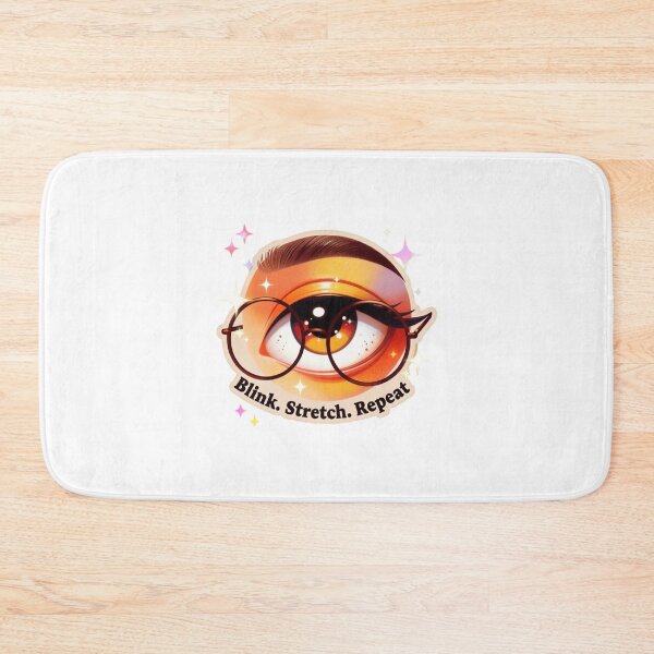 Item preview, Blink. Stretch. Repeat. – Eye Health Cartoon Tee designed and sold by EcoArtTees.