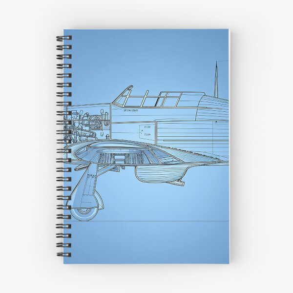 Item preview, The Hurricane Fighter Blueprint Art designed and sold by Skyframe Aviation.