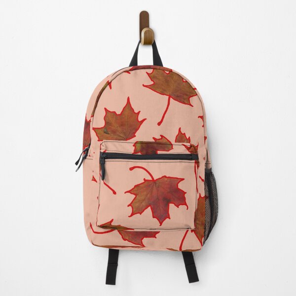 Item preview, Red Maple Leaves Circle Shape - Autumn Aesthetic designed and sold by TheSassyNoble.