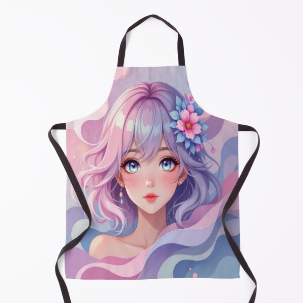 Item preview, Anime Elegance – Soft Eyes & Pastel Dreams in poetic Flow designed and sold by FotoworldEdel.