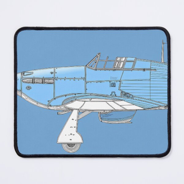Item preview, Hawker Hurricane Blueprint Art designed and sold by Skyframe Aviation.