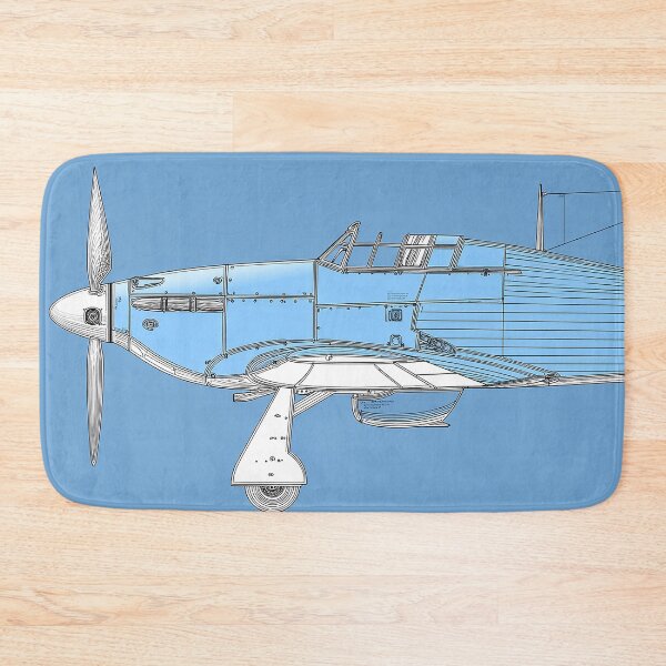 Item preview, Hawker Hurricane Blueprint Art designed and sold by Skyframe Aviation.