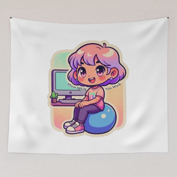 Item preview, Move While You Work – Active Screen Break Tee designed and sold by EcoArtTees.