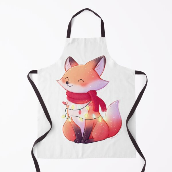 Item preview, Fox with Christmas Lights designed and sold by NicolasGlowArt.