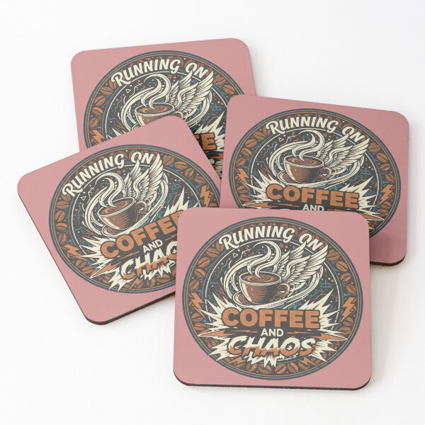 Item preview, Running on coffee and chaos  designed and sold by JMcreati0ns.