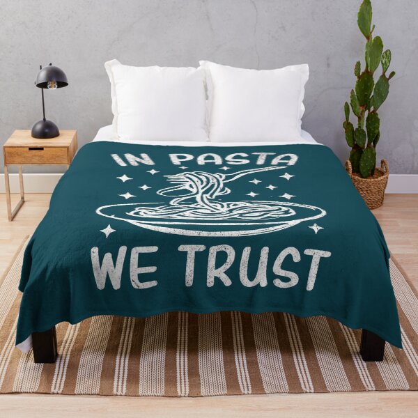 Item preview, In Pasta We Trust Funny Food Quote designed and sold by NosandEdgy.