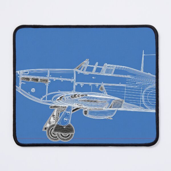 Item preview, The Hurricane Fighter Aircraft Schematic designed and sold by Skyframe Aviation.