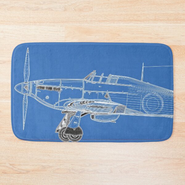 Item preview, The Hurricane Fighter Aircraft Schematic designed and sold by Skyframe Aviation.