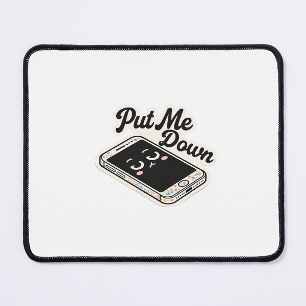 Item preview, Put Me Down – Digital Detox Smartphone Tee designed and sold by EcoArtTees.