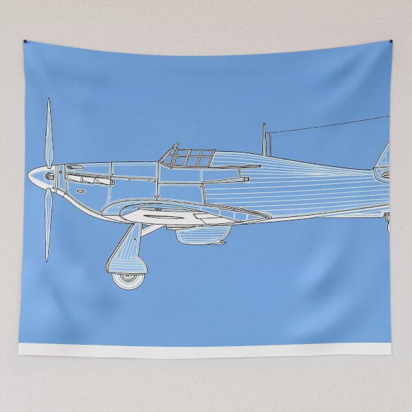 Item preview, RAF Hurricane Cutaway Diagram designed and sold by Skyframe Aviation.