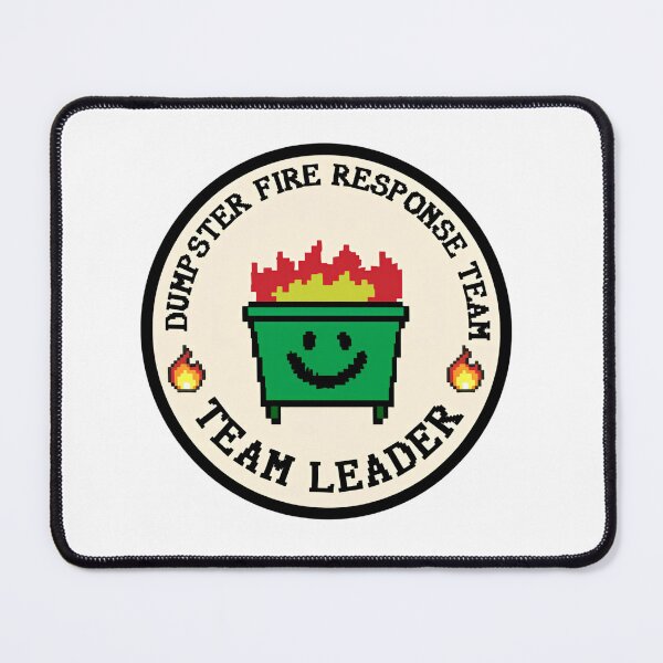 Item preview, Dumpster Fire Response Team Leader Garbage Commander designed and sold by HumansStuck12.