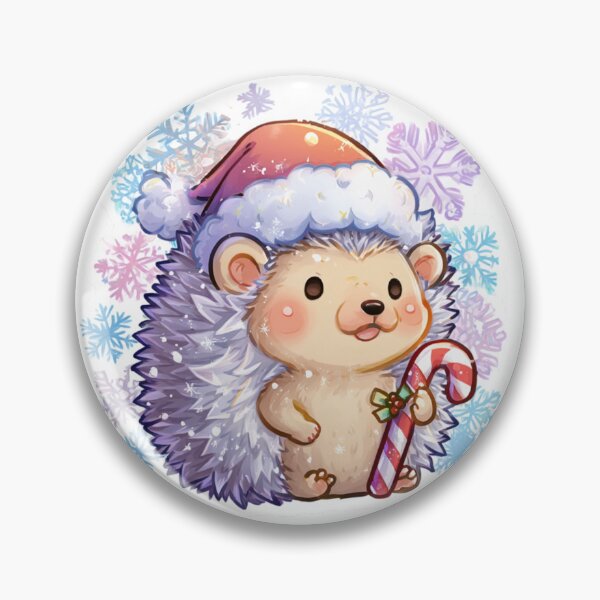 Artikelvorschau, Weihnachts-Igel-Design entworfen und verkauft von NicolasGlowArt.