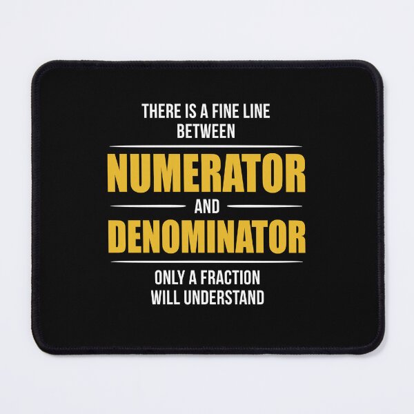 Item preview, Numerato and Denominator Math Teacher designed and sold by KarimSoCute.