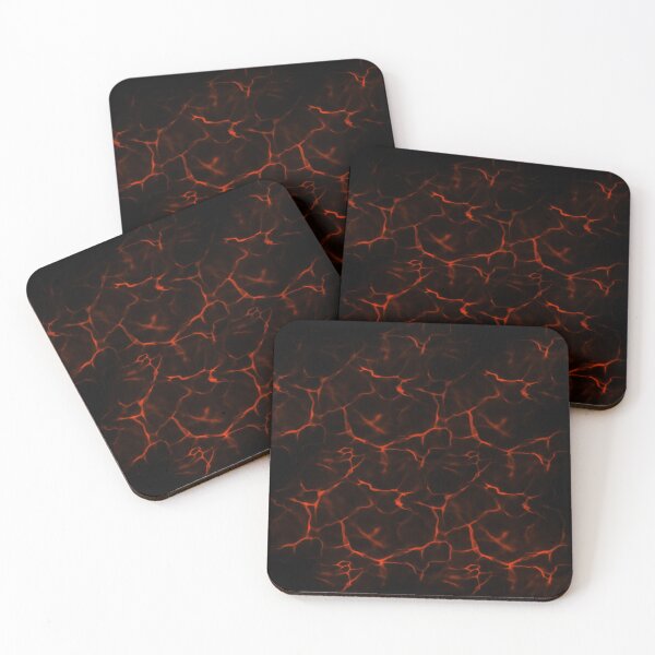 Item preview, Red Veins – Abstract Energy Pattern designed and sold by pixelandpine.