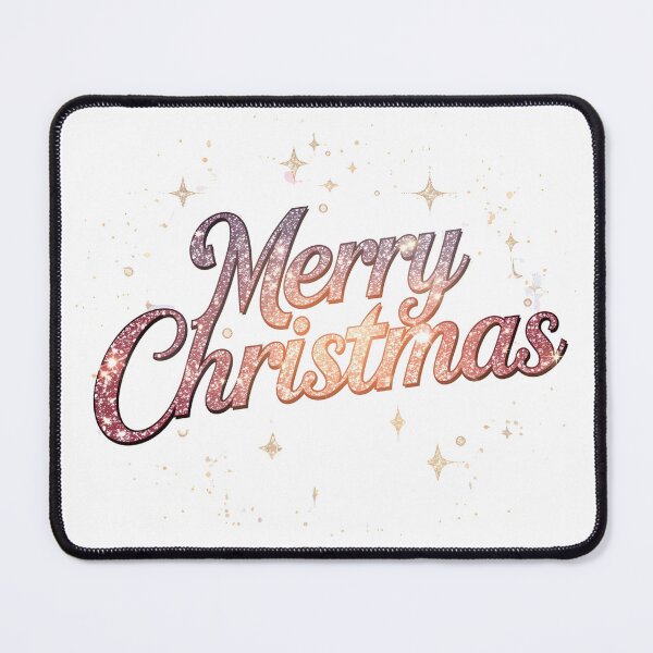 Item preview, Bright neon text displays Merry Christmas against deep blue backdrop. Snowflakes, star add festive touch. Holiday greeting. designed and sold by PWDigitalArt.