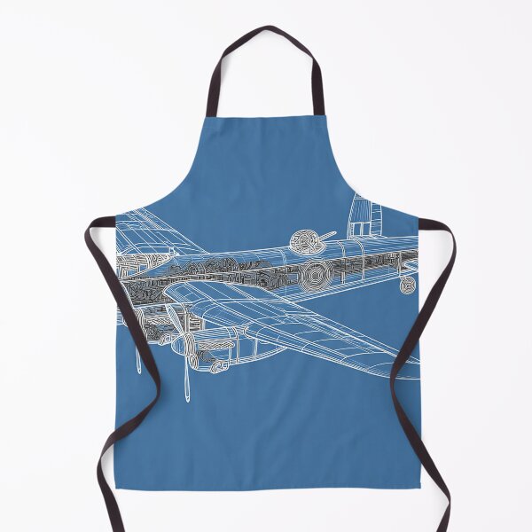 Item preview, RAF Lancaster Technical Blueprint designed and sold by Skyframe Aviation.