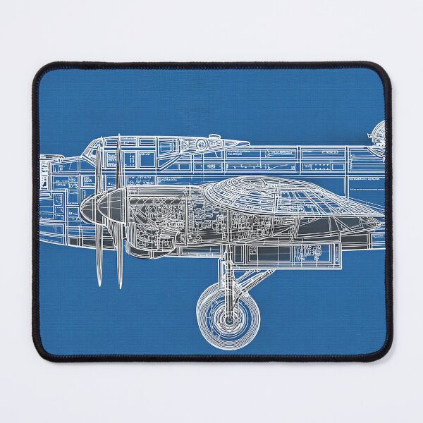 Item preview, Classic Lancaster Aircraft Design Illustration designed and sold by Skyframe Aviation.