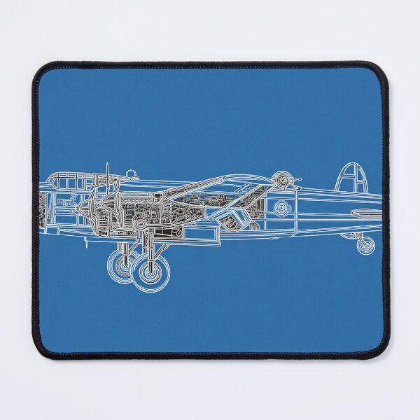 Item preview, British Lancaster Design Illustration designed and sold by Skyframe Aviation.