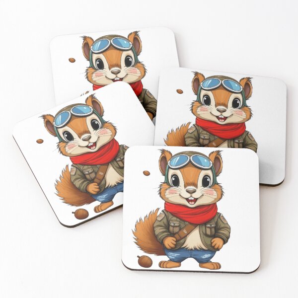 Item preview, Adventurer Squirrel – Cute Explorer designed and sold by Kawaimagic.