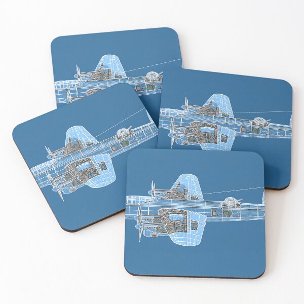 Item preview, Classic Lancaster Aircraft Cutaway Diagram designed and sold by Skyframe Aviation.
