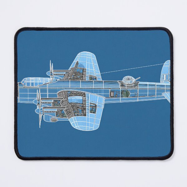 Item preview, Classic Lancaster Aircraft Cutaway Diagram designed and sold by Skyframe Aviation.