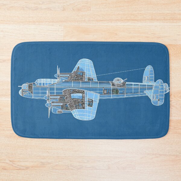 Item preview, Classic Lancaster Aircraft Cutaway Diagram designed and sold by Skyframe Aviation.