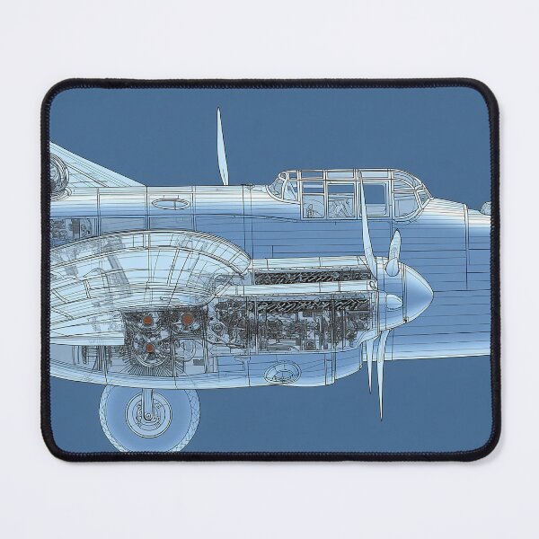 Item preview, Avro Lancaster Blueprint Rendering designed and sold by Skyframe Aviation.